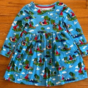 EUC Mini Boden 5-6 Little Red Riding Hood Dress